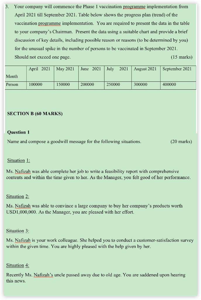 3. Your company will commence the Phase 1