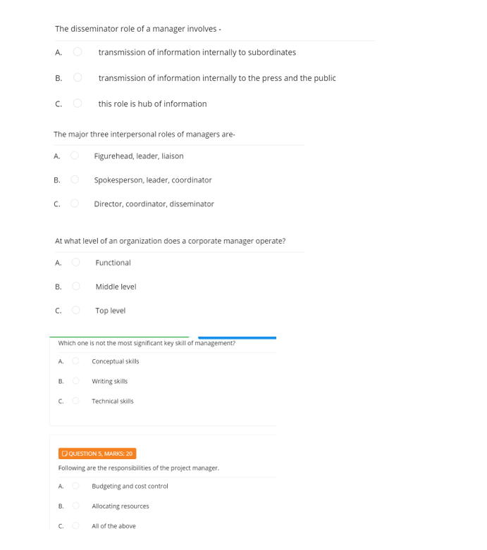 please answer them. just choose the correct
