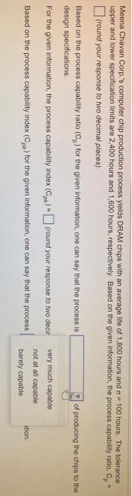 Meena Chavan Corp's computer chip production