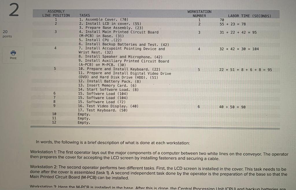 2 Analytics Exercise 6-2 (Algo) 20 points