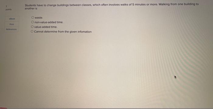 Students have to change buildings between