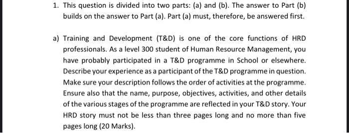 1. This question is divided into two parts: (a)