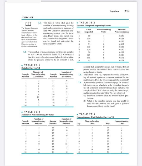 Solve problem # 7.3, 7.5, 7.9, 7.10, 7.11, 7.14