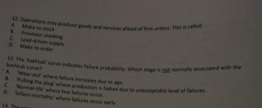 10. Please assess the following statements: 1)