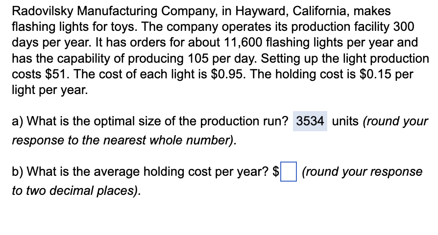 Radovilsky Manufacturing Company, in Hayward,