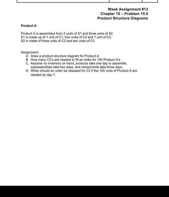 Week Assignment #13 Chapter 15 - Problem 15.5