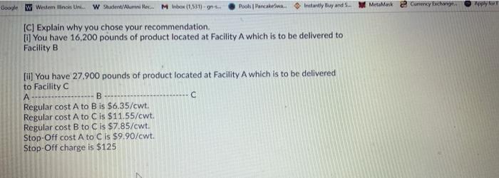 this is all 1 question [2] For the following