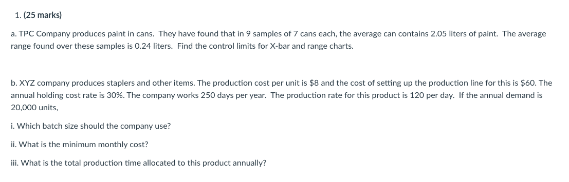 Please do parts, as fast as possible, if you