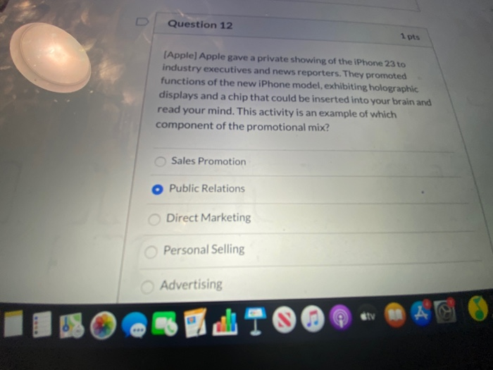 Question 6 1 pts [performance Performance