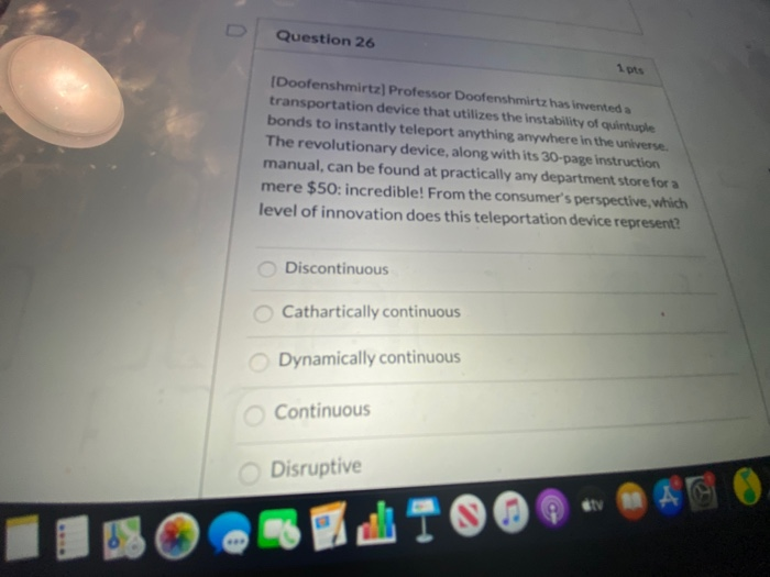 Question 17 (Albert) Albert is trying to decide