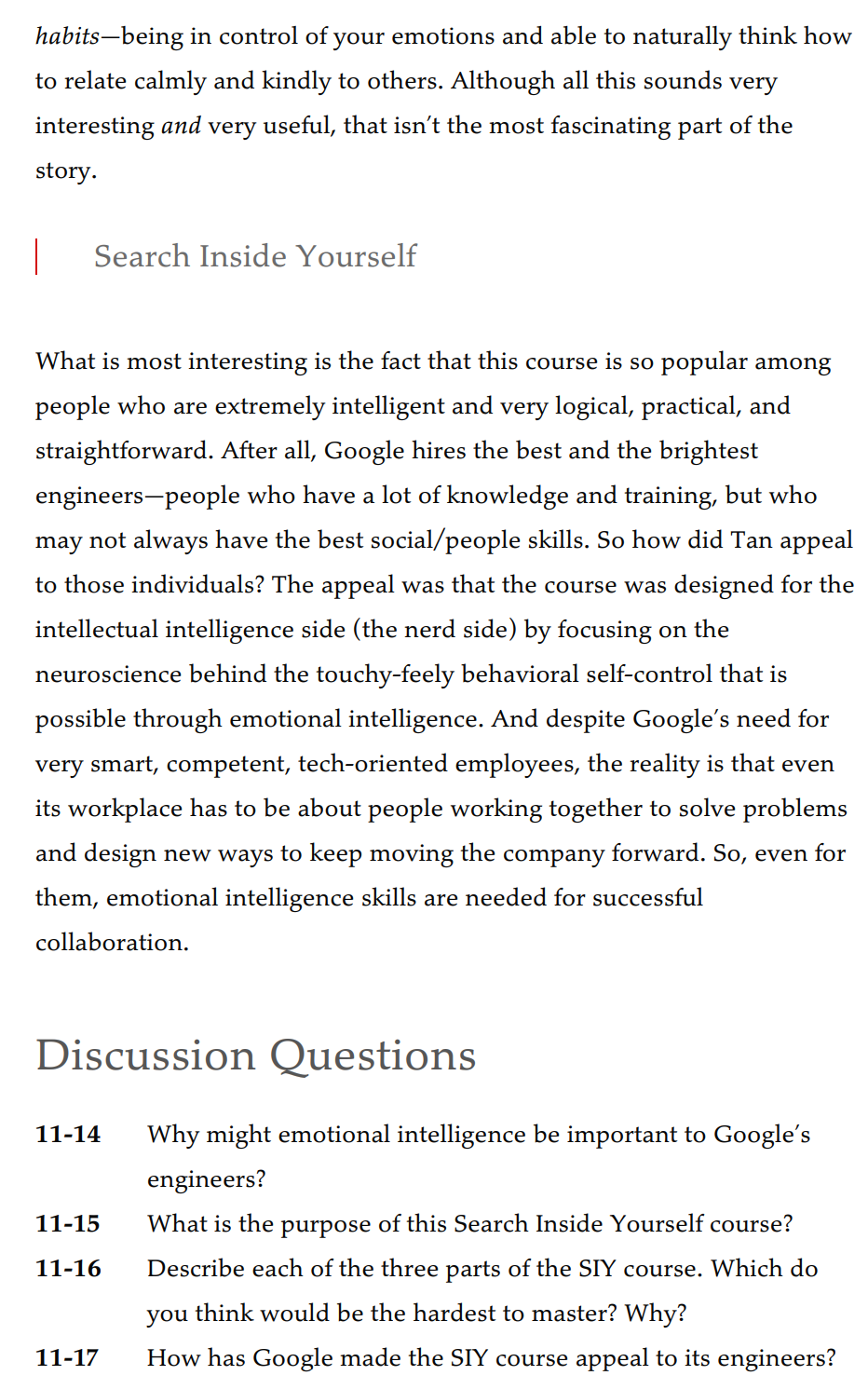 Case Application #1 Getting All Emotional at