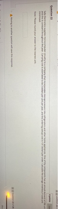 question 220 Question 22 4 points Safa