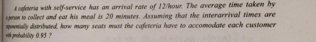 Operations Management A cafeteria with