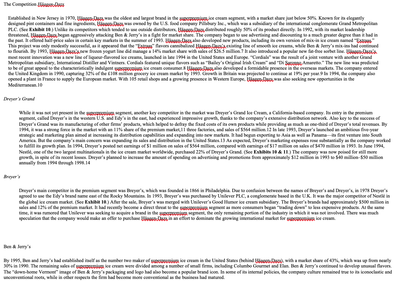 Case Questions: What issues does Bob Holland face