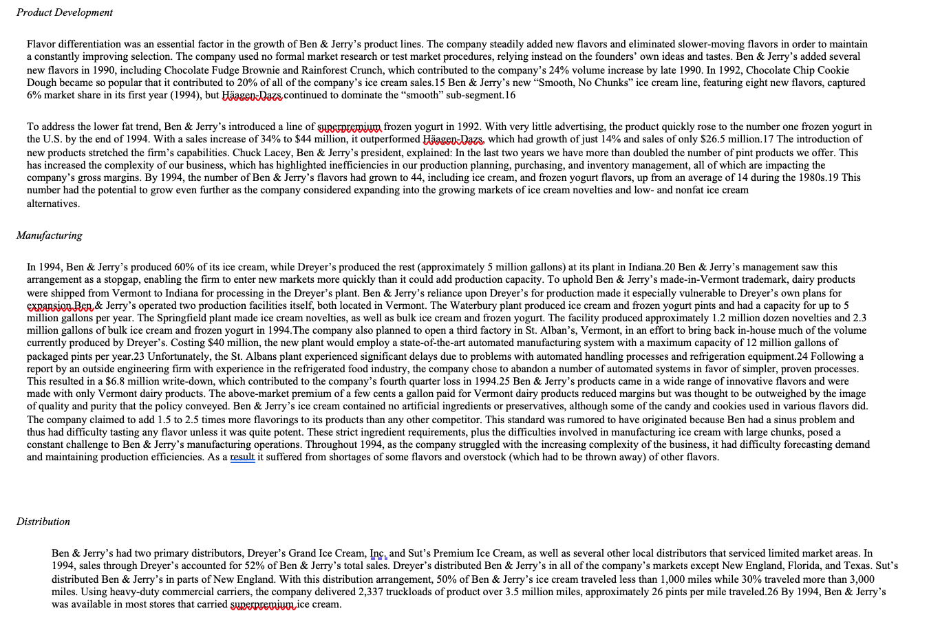 Case Questions: What issues does Bob Holland face