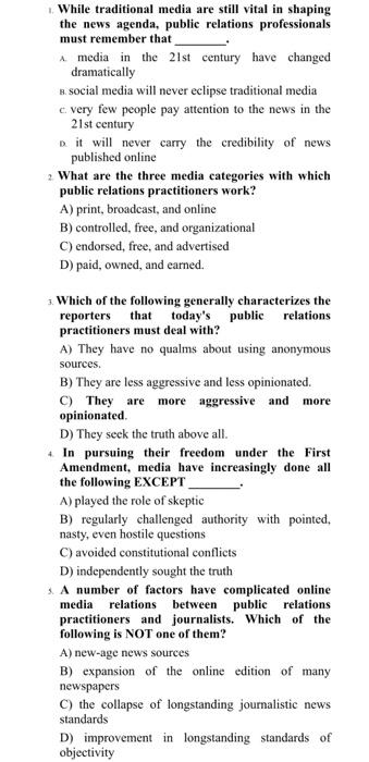 MKT 333 No. Statement True or False 1. Prior to
