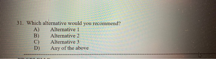 PROBLEM D Use the following to answer question