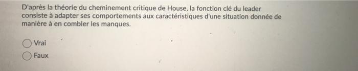 D'aprs la thorie du cheminement critique de