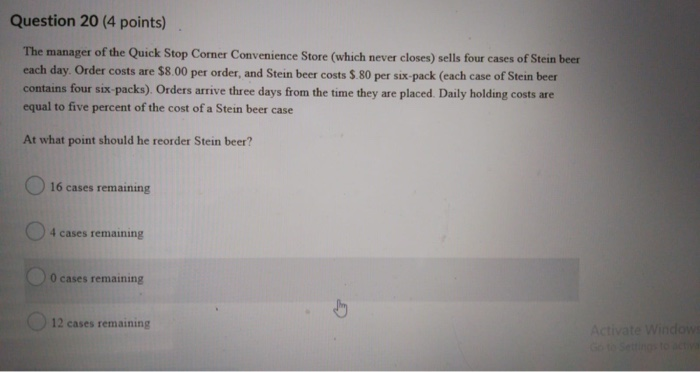 A location analysis has been narrowed down to