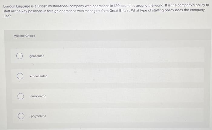 London Luggage is a British multinational company
