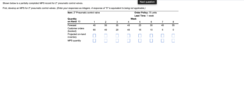 Next question Shown below is a partially