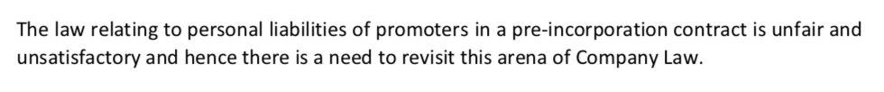 The law relating to personal liabilities of