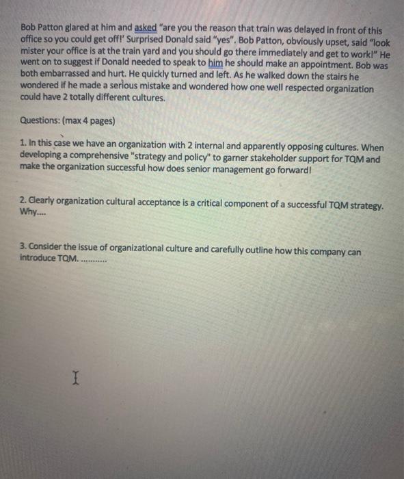 Organizational Culture and impact on TOM strategy