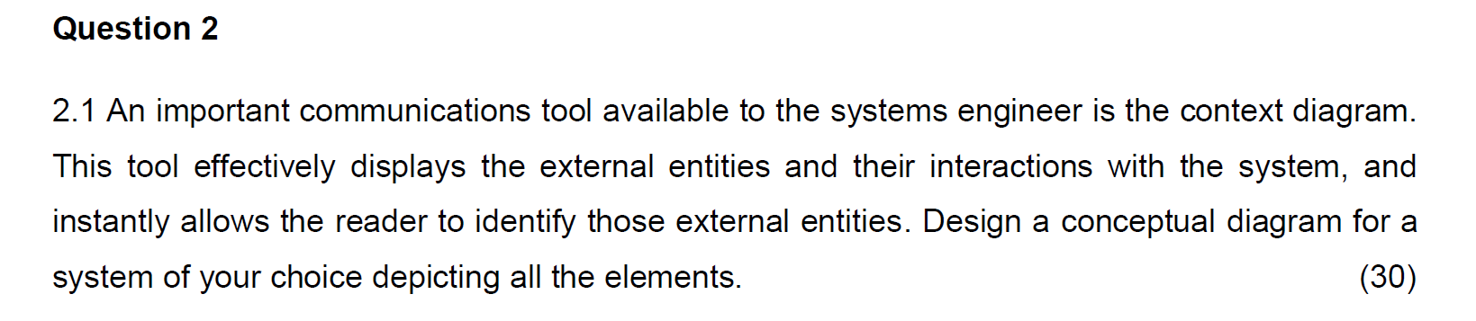 Question 2 2.1 An important communications tool