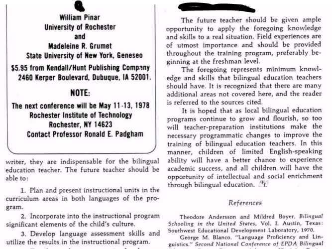 Do you think that as a future bilingual teacher