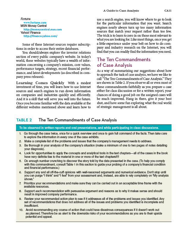 The case assignment will be based on Case #13 in