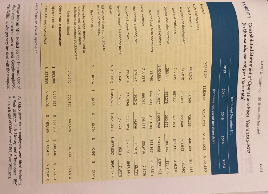 The case assignment will be based on Case #13 in