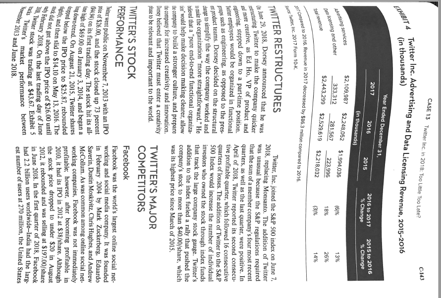 The case assignment will be based on Case #13 in