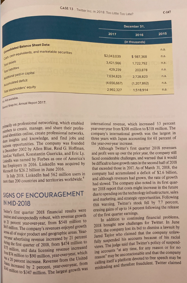 The case assignment will be based on Case #13 in