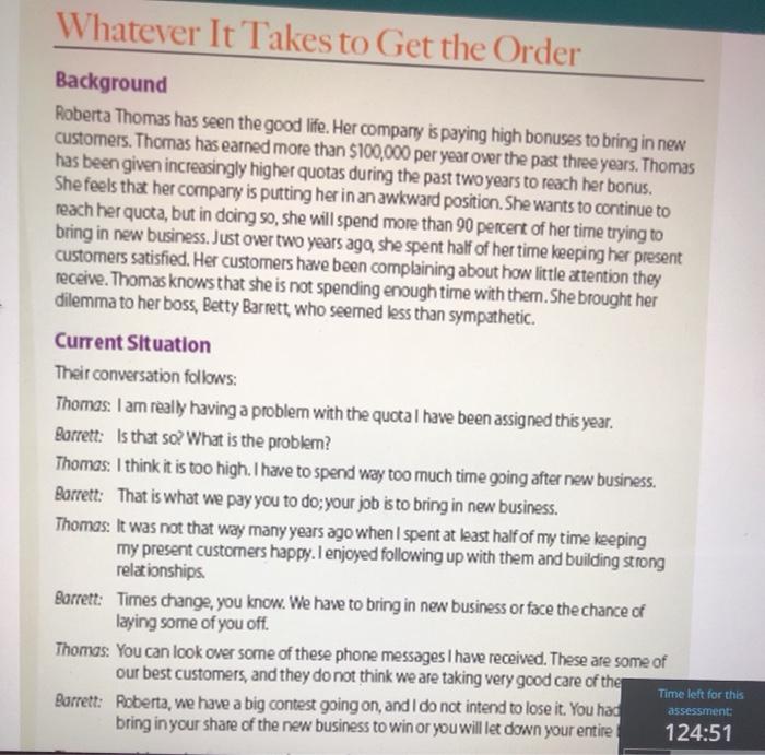 Whatever It Takes to Get the Order Background