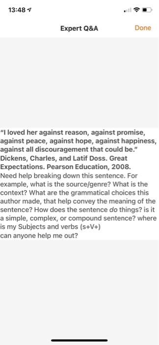 13:48 Expert Q&A Done "I loved her against