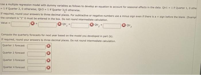 Consider the following time series data. Use a