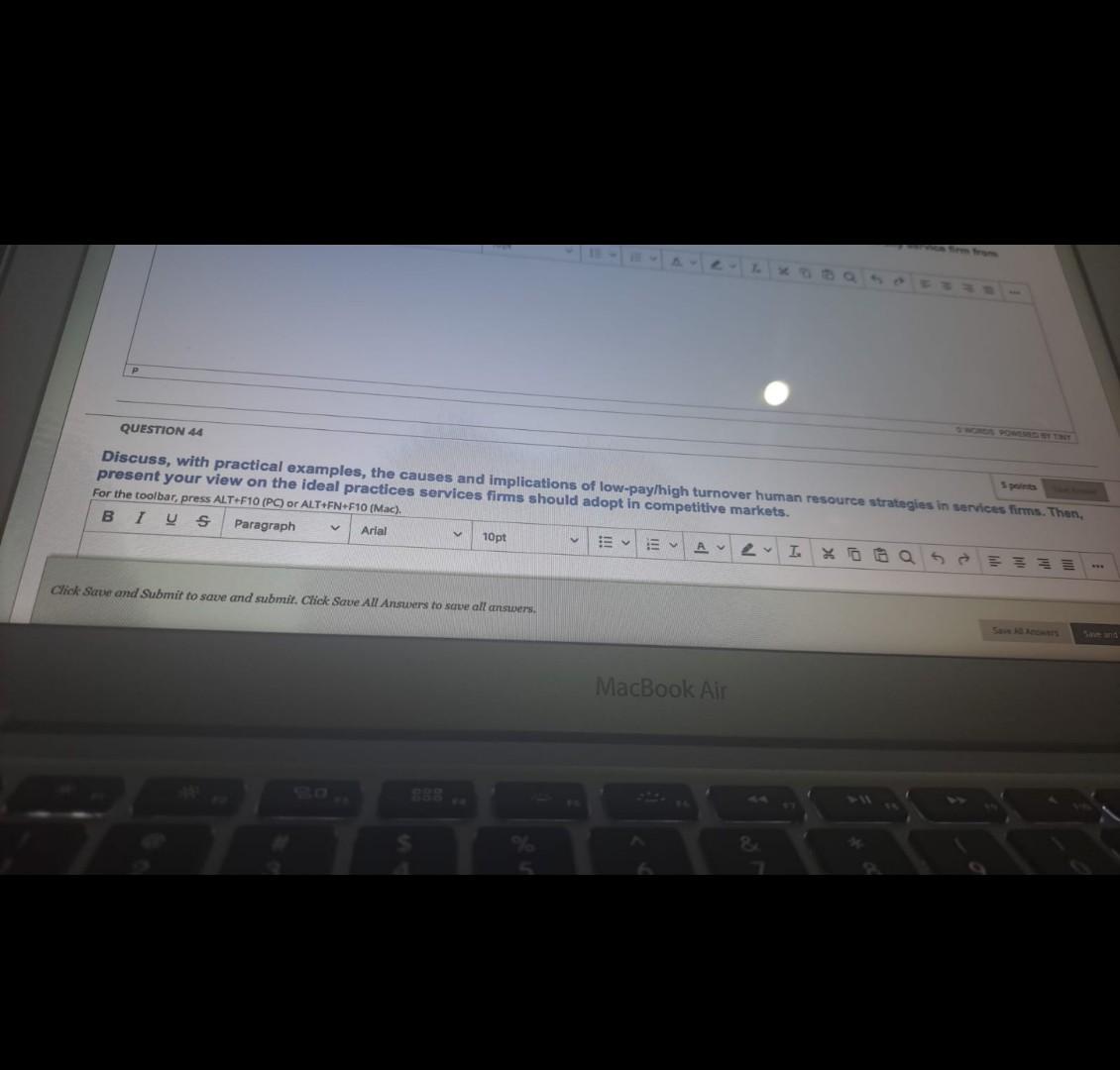 please try answering asap QUESTION 44 Discuss,