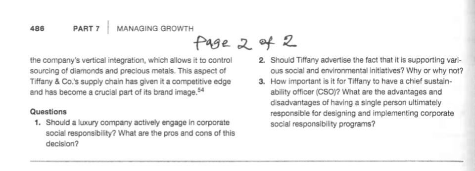 Read The Case study and answer the last three