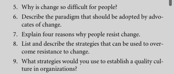 this is actually Total Quality Management. Answer