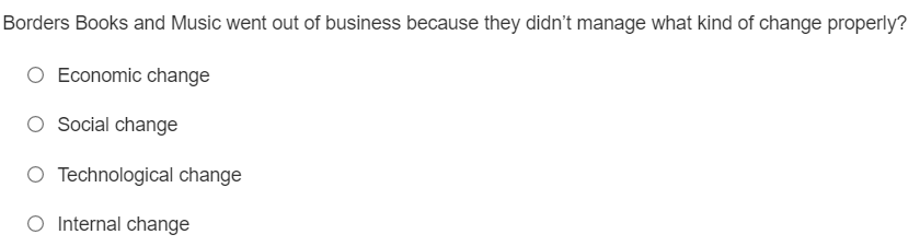 Borders Books and Music went out of business