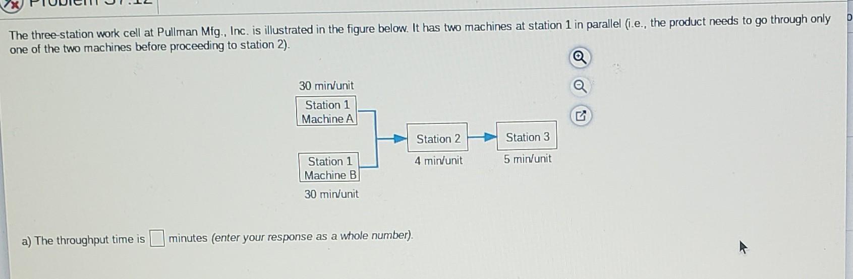 b. the bottleneck time of this work cell is