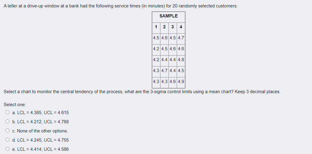 A teller at a drive-up window at a bank had the