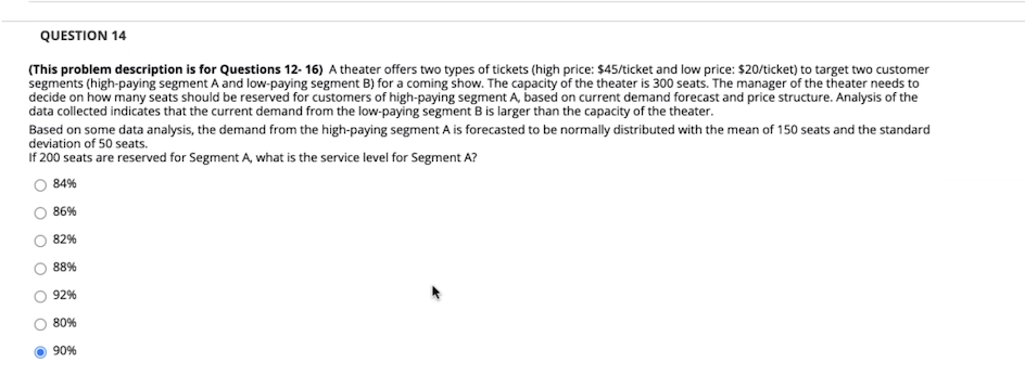 QUESTION 14 (This problem description is for
