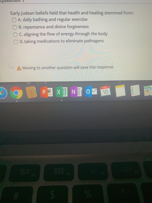 Early Judean beliefs held that health and healing