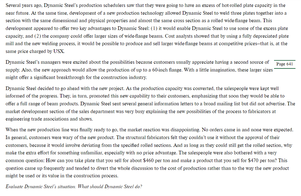 Did they use the marketing concept when they