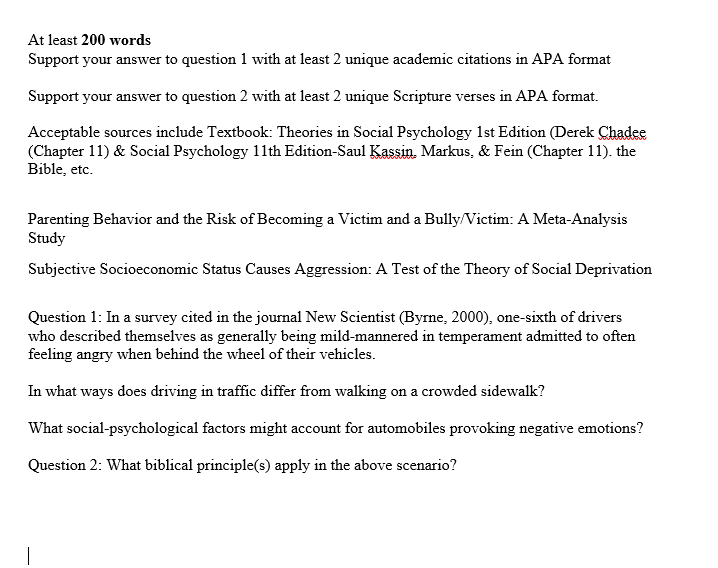 At least 200 words Support your answer to