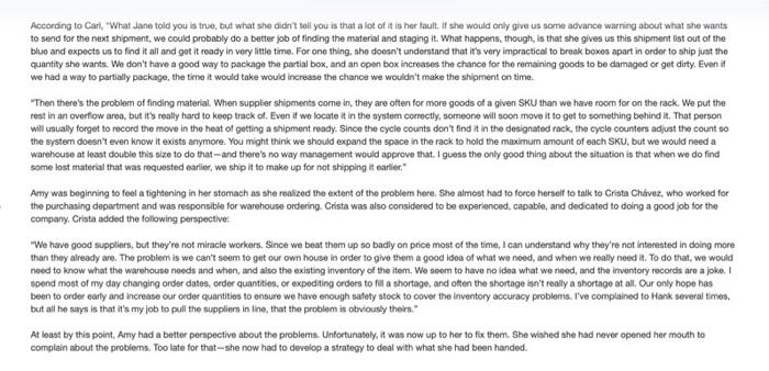 unit 6 case study answer 1-4 asap New answers