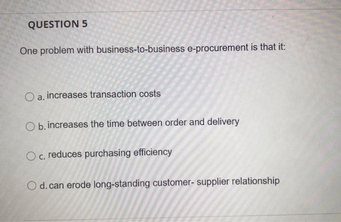 note : I just need to choose the final answer, no