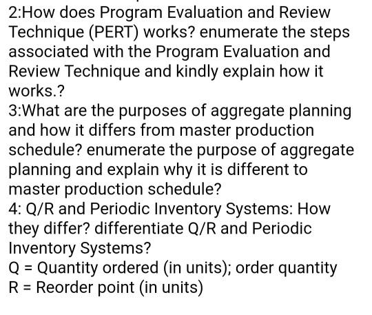 pls. answer question number 2-4 2:How does
