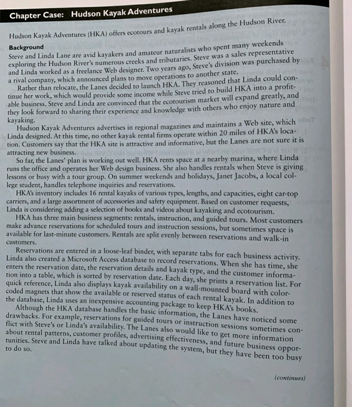 need help with question 3 and 4 Chapter Case: